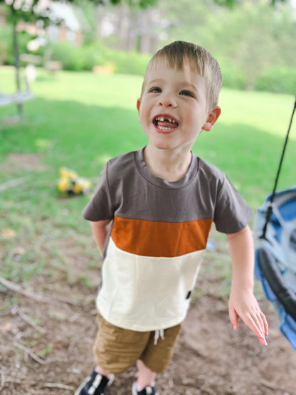 Boys Color Block Tee