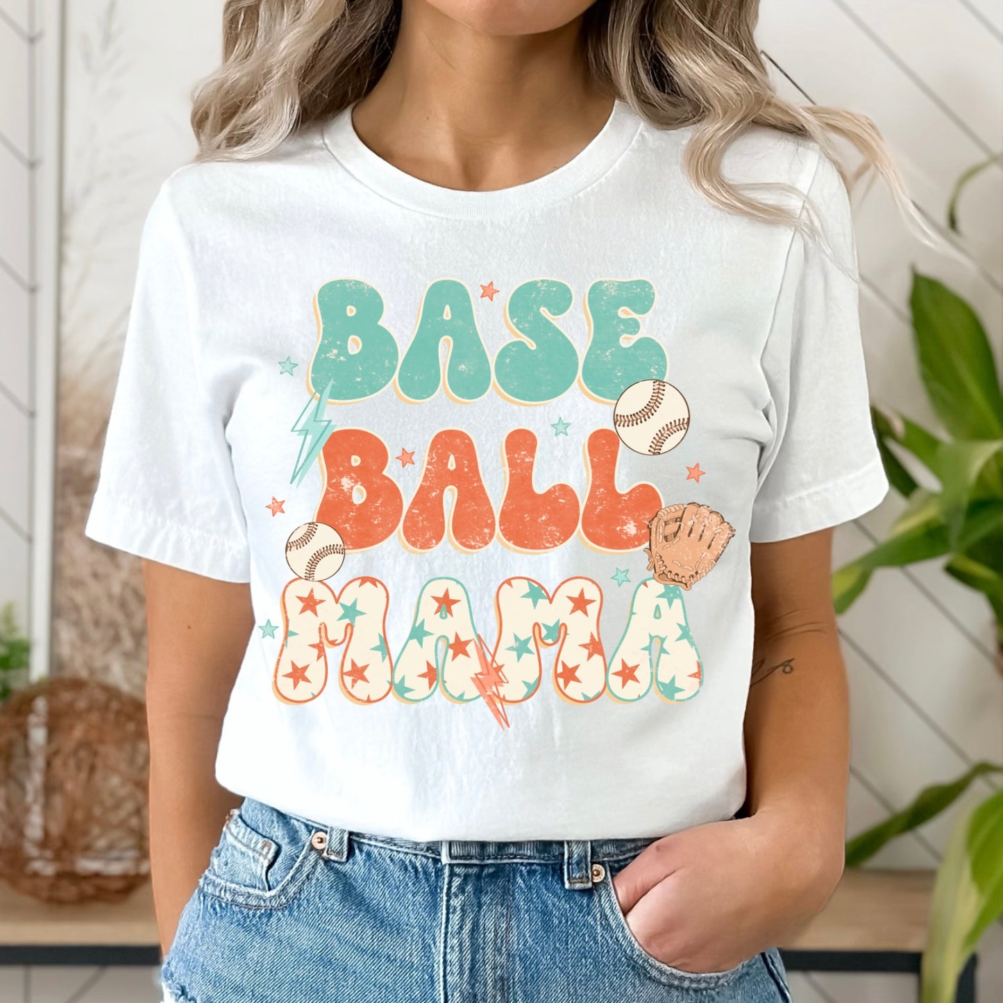 Baseball Mama Vintage Tee