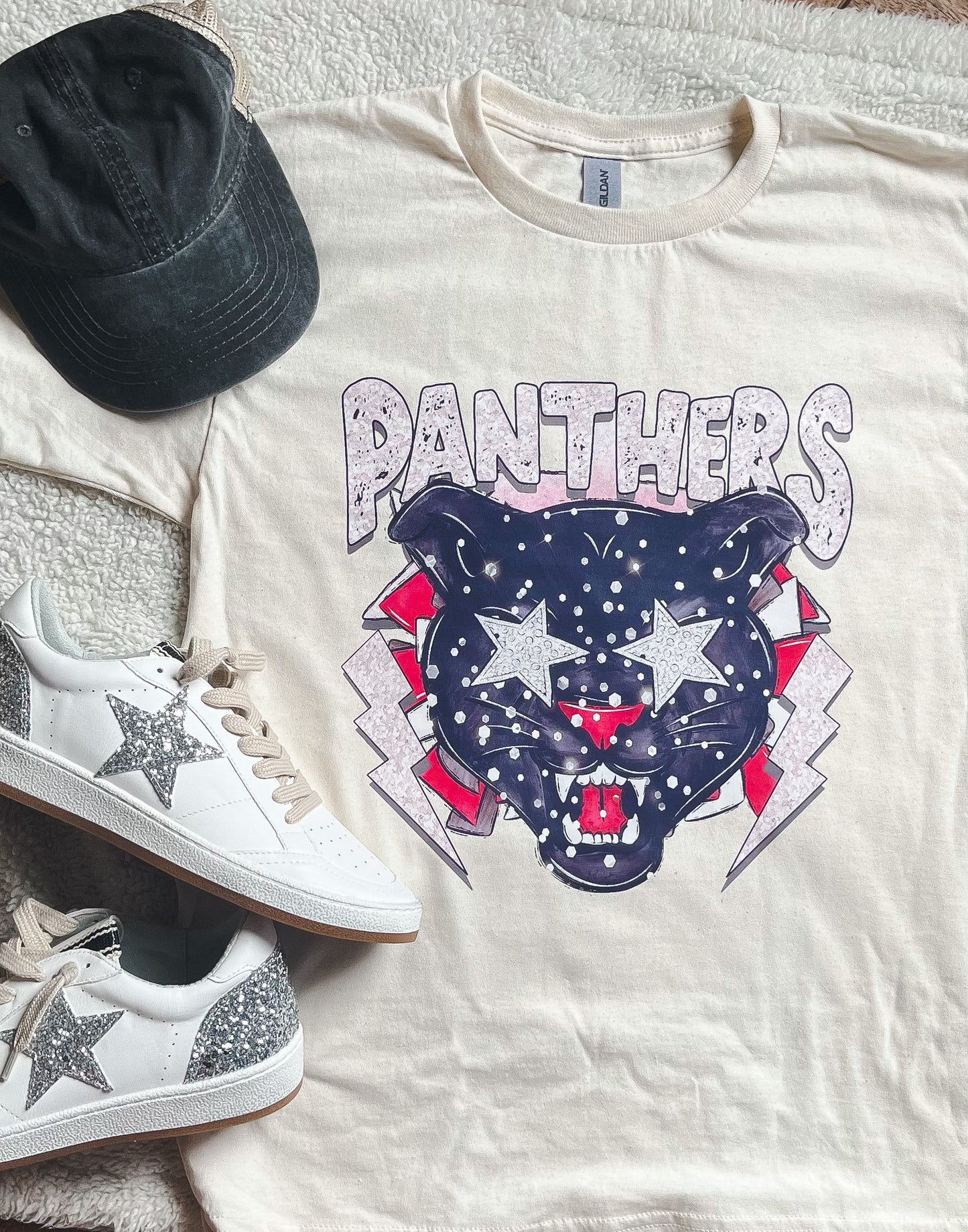 Preppy Panther Mascot (adult) Tee