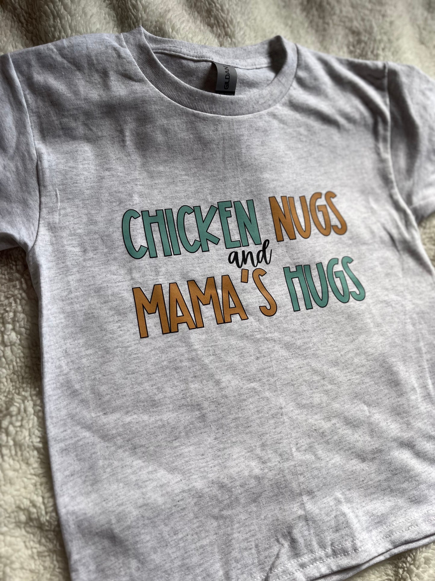 Chicken Nugs & Mama’s Hugs Kids Tee