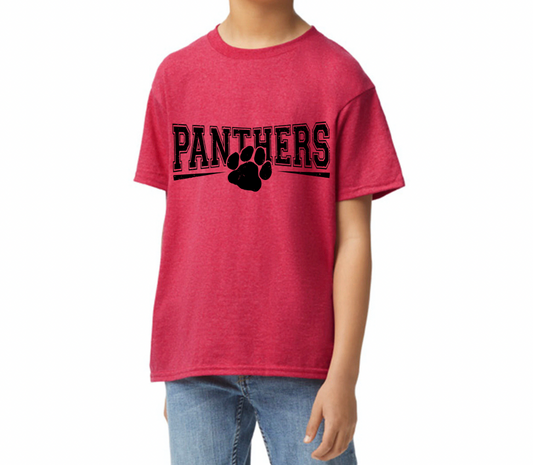 Panthers With Paw Kids Tee