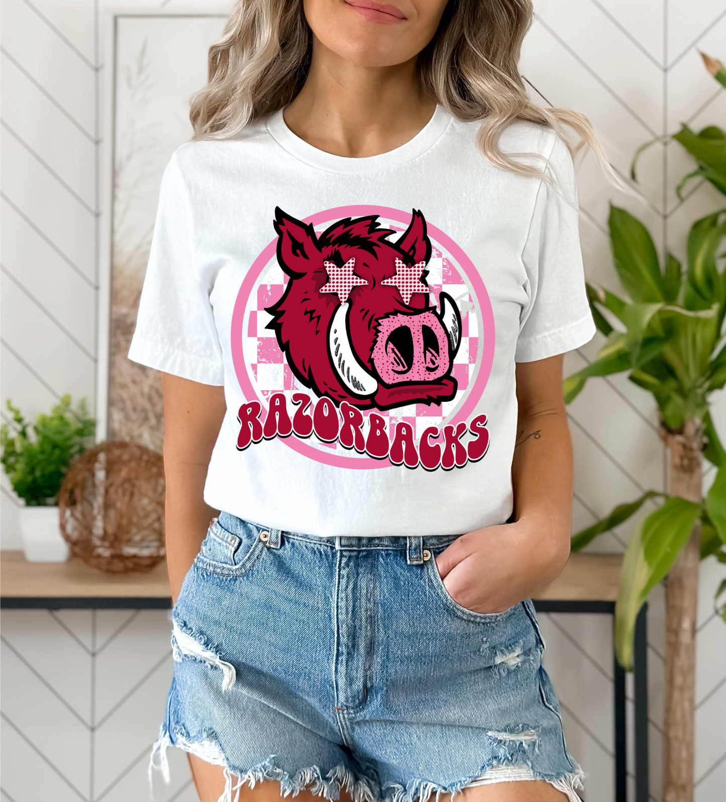 Preppy Mascot Razorback (adult) Tee