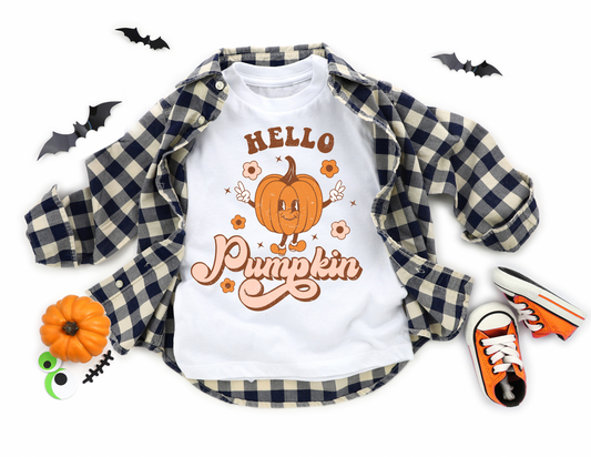 Hello Pumpkin Kids Tee