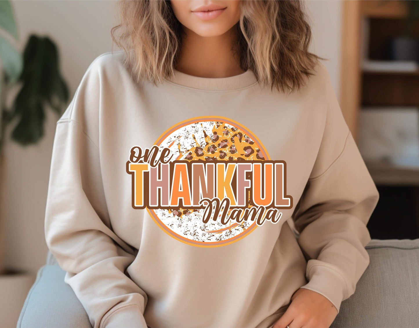 One Thankful Mama Adult Tee