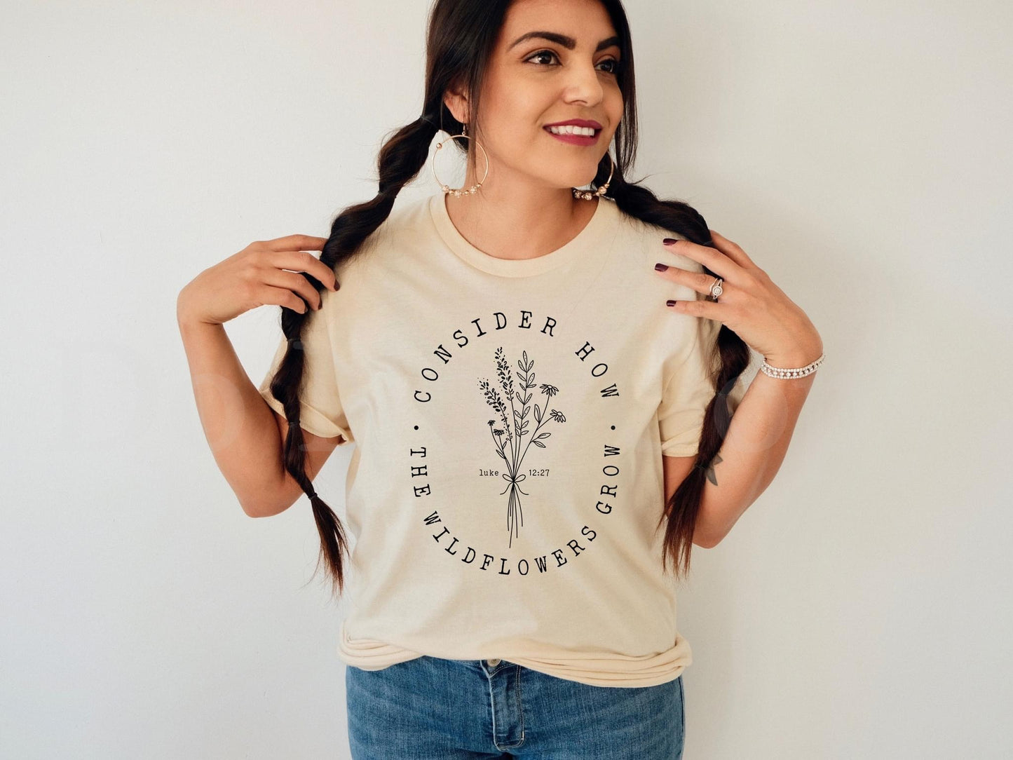 Consider How The Wildflowers Grow (adult) Tee