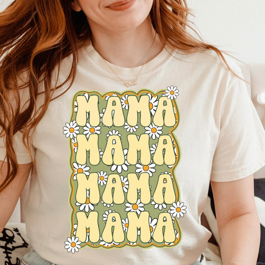 Daisy Mama Repeating (adult) Tee