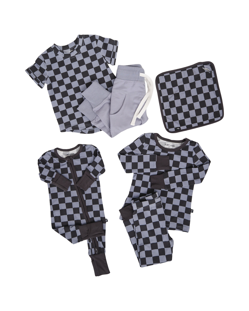 Stone Checkers 2-Piece Pajama Set