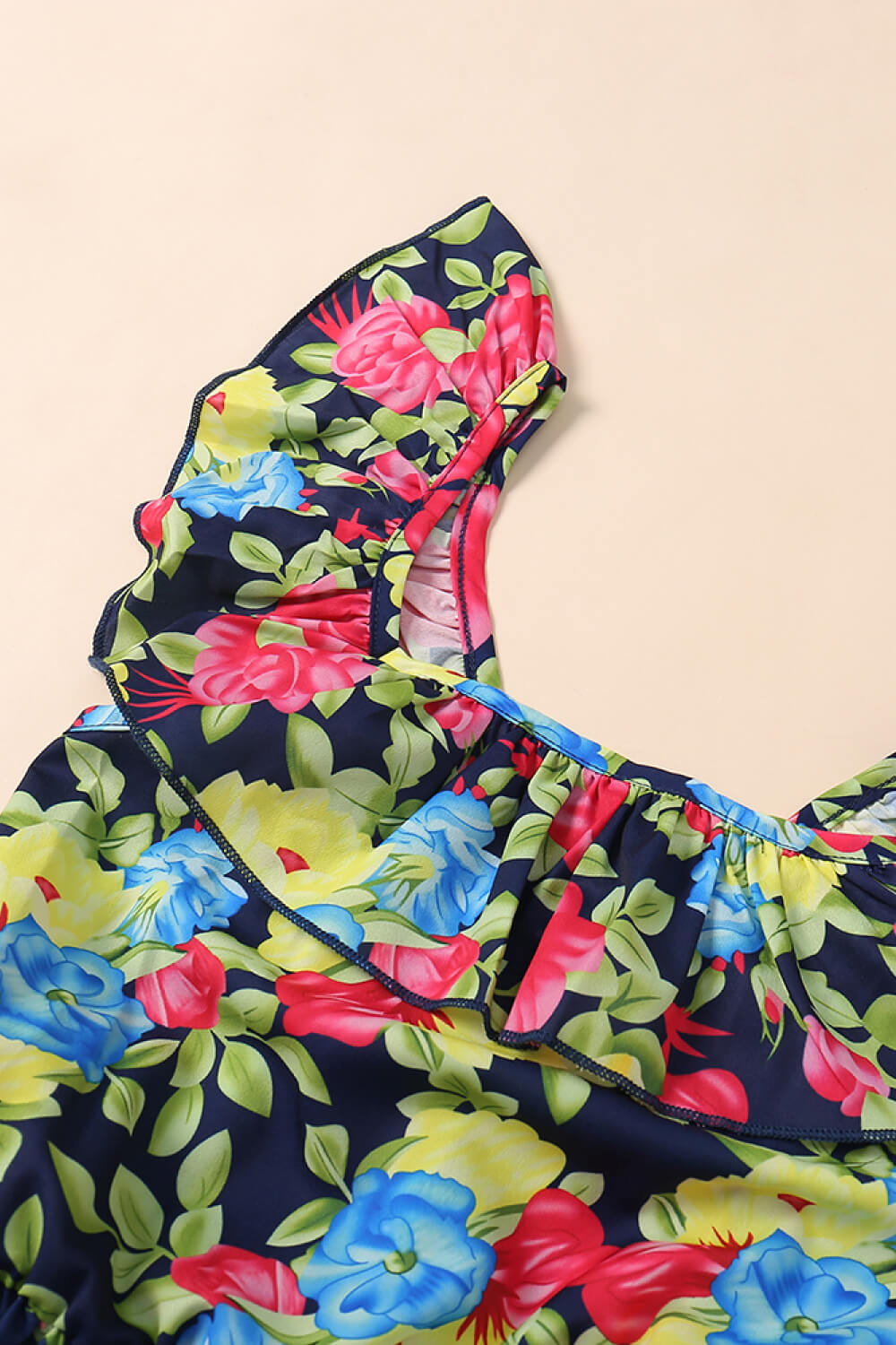 Women Floral Ruffled Dress