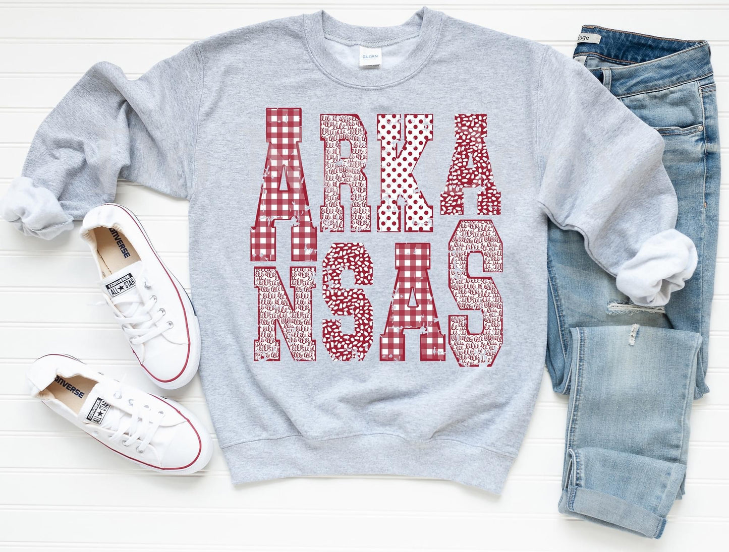 Pattern Arkansas Kids Tee