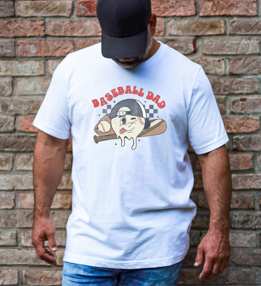 Vintage Baseball Dad (adult) Tee