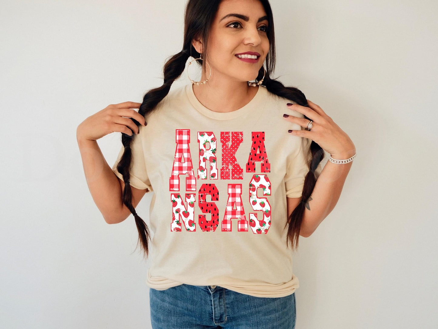 Strawberry Arkansas Kids Tee